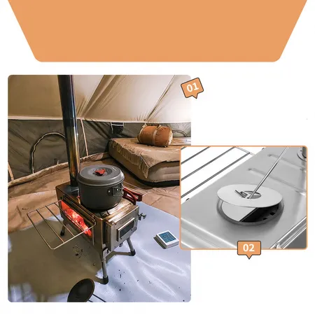 King Camp 2319 hot tent stove печка