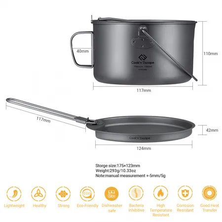  ca2116 mountain top pot набор посуды