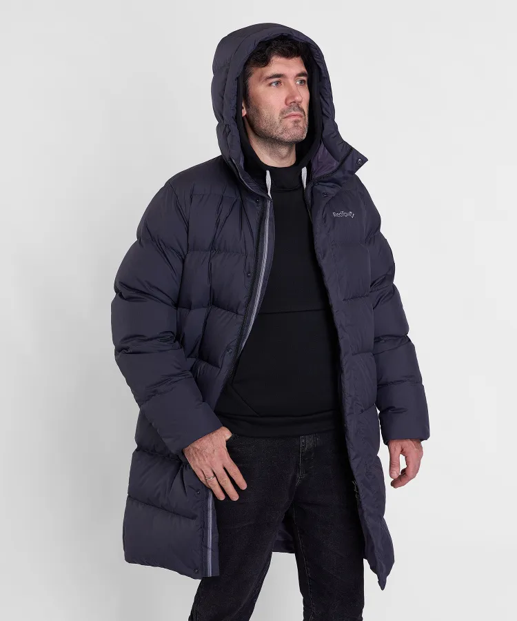 Пальто пуховое Narvik II Мужское (S, 9700/деним, , , , , )